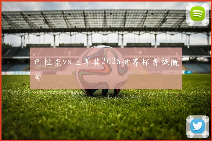 巴拉圭vs土耳其2026世界杯晋级概率