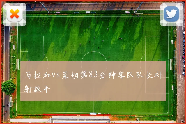马拉加vs莱切第83分钟客队队长补射扳平